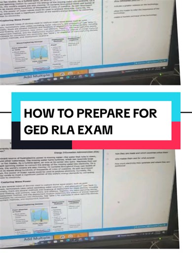 HOW TO PREPARE FOR GED RLA EXAM #gedrlahelp #gedhelper #proctoredexam #adultlearning #gedprep