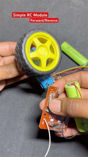Dc Motor Reverse Forward RF Module 🚜 Gear Motor Driver #shortsfeed #dcmotor #bldcmotor #servomotor