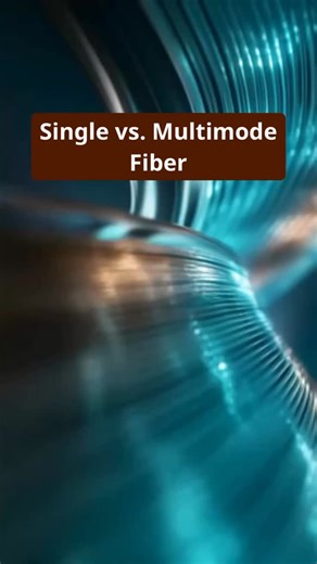 Single-mode: precision meets power! A ~9µm core delivers one strong beam for long-distance connections. Think high-speed backbones and cross-city links. Multimode: all about flexibility! A larger core lets multiple signals shine through, making it perfect for shorter connections like LANs and data centers. Same tech, different approaches. Distance or convenience — what's your priority? 🚀 | Fibercablesdirect.com