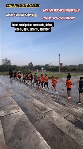 🚨Police + Army Dream Batch 💯 | Constable Driver, SI, UPSI, Agniveer Training #training #runningtips