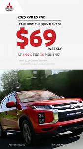 Time to start a fresh adventure. Lease the 2025 RVR from 3.99% for 36 months and get a No-Charge 2-Year Maintenance Package. | Mitsubishi Motors Canada | Facebook