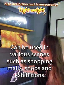 Come and choose your own high-definition transparent screen. #led