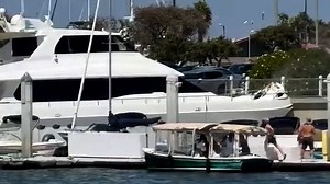 27K views · 185 reactions | After a mechanical failure, a skipper crashed a yacht into a seawall to avoid hitting other boaters. | USA TODAY | Facebook