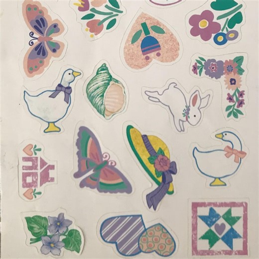 Vintage 1980s Spring Stickers by Current "spring is Coming". Farm and Country Themed. Full Sheet, Some Peeling Up- Please Read Description. - Etsy