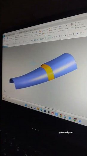 Siemens Nx | Through Curve Mesh