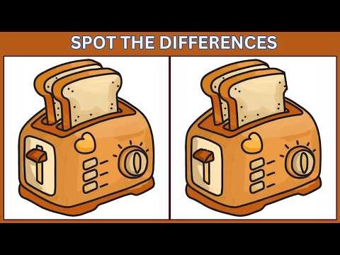 Spot the 3 Differences | 10 Brain Teasers to Test Your IQ 🔍