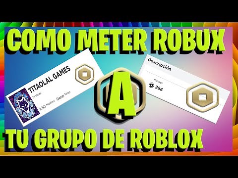 HOW TO BRING ROBUX TO YOUR ROBLOX GROUP in 2021 - Add funds to your ROBLOX GROUP 2021