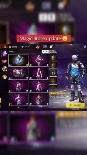 MAGIC STORE UPDATE 🔥 | FF NEW ITEMS 😍 #freefire #magicstore
