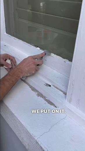 Quick window glazing #old #house #repair #diy #howto #painting #contractor #timelapse #subscribe