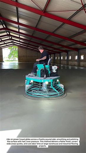 Ride-On Concrete Floor Finishing