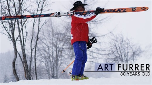80-Year-Old Legend Rides The World's Longest Skis