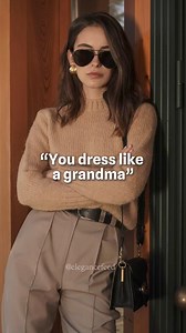 I’ll happily dress like a grandma for the rest of my life 😍#elegantwardrobe #whattowear #classylady #classyladies #elegantladies #elegancetips #elegantstyle #elegantoutfits #howtolookexpensive #howtobealady #quietluxury #oldmoneyaesthetic #wardrobebasics | Elegance Feed