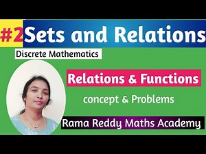 DM JNTUH R22 | Relations&Functions | Discrete Mathematics Set Theory in telugu | DMUNIT2 SetTheory |