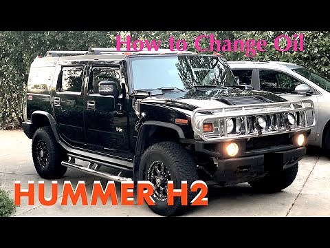 Hummer H2 Oil Change | Engine Oil & Filter | CarMAN