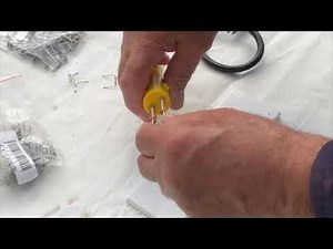 Repairing split in front panel of caravan