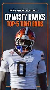 Top 5 ROOKIE Tight Ends for Dynasty Leagues! | Fantasy Football #shorts