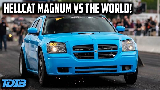 Hellcat swapped Dodge Magnum takes on every challenge