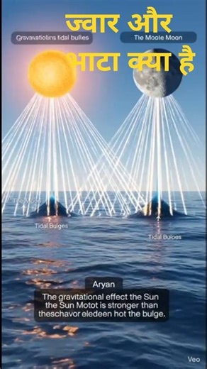 How Tides Form in the Ocean? | High Tide & Low Tide Explained 🌊🌙