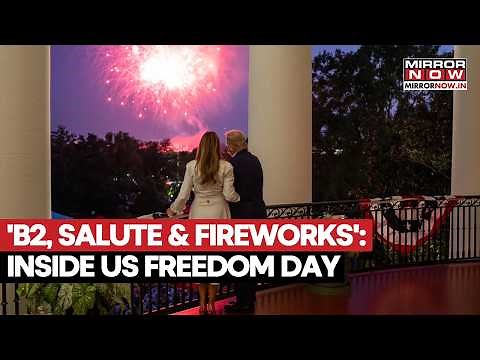 US FREEDOM DAY: When Trump & Melania Celebrated With B2 Bombers, Fireworks & Grandeur| ARCHIVE