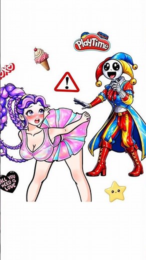 Poopy Playtime 5 - Lily Lovebraids ❤️ Prototype Sticker Book DIY #stickerbook #diy #poopyplaytime