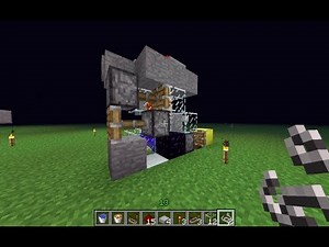 Minecraft - buttonless obsidian generator with string! for 1.8