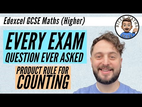 Every exam question ever asked… Product Rule for Counting // [Edexcel GCSE Maths, Higher]