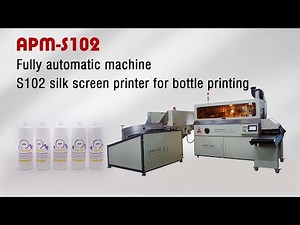 Fully automatic machine S102 silk screen printer for bottle printing