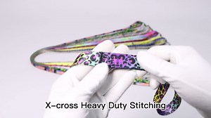 Weimostar Red Plaid Dog Collar Nylon Adjustable Durable Fancy Ultra Comfy Soft Breathable Puppy Collars for Large Pet Girl Boy Cat Kitten L