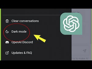 How to enable dark mode in Chatgpt ( Black Theme )