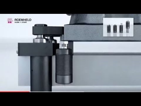 Hydraulic Work Supports for Power Workholding from ROEMHELD - see it in action!