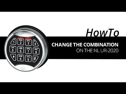 How To Change The Combination on Stealth Safes