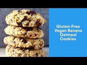Gluten-Free Vegan Banana Oatmeal Cookies