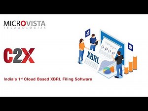 XBRL | C2X Finance XBRL Software | India's 1st Cloud Based XBRL Software | Microvista Technologies.