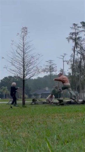 Ryan Boyd on Instagram: "Angry Karen tries to release geese that we were paid to catch! . . #Angrykaren #wildlife"