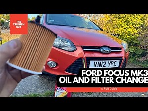 How to Do an Oil Change on a Ford Focus 1.6 TDCi (2011 - 2018)