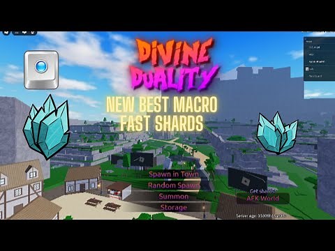 💎Divine Duality Macro! (NEW BEST METHOD FOR SHARD GRINDING)💎
