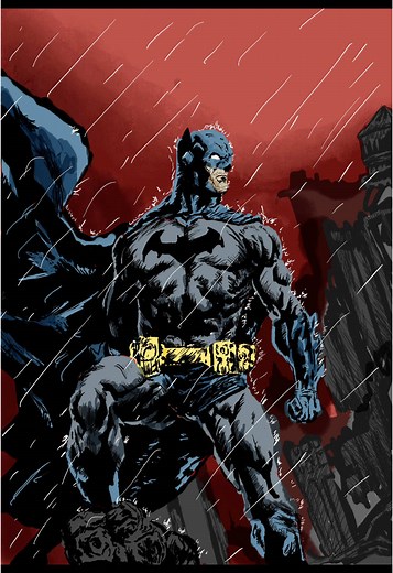 Quick Batman Sketch - Procreate Drawing Tips