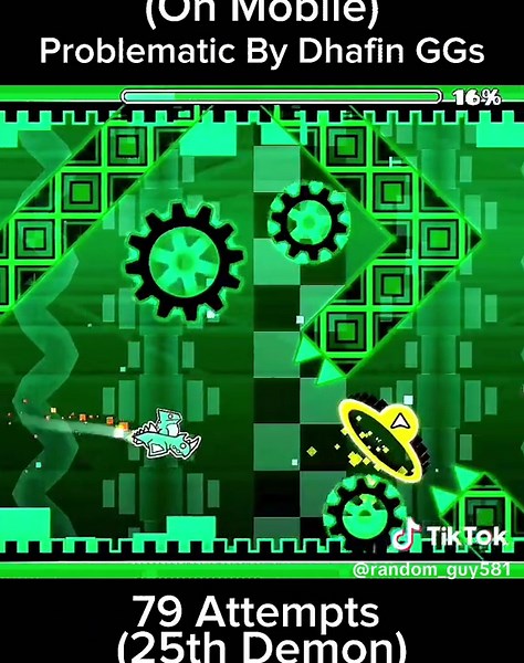 Achieving 100% in Geometry Dash: Problematic by Dhafin