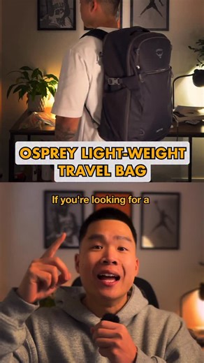 Pat | Bags, Slings, Totes, and Luggage Reviews on Instagram: "This lightweight @ospreypacks travel backpack is up to 30% lighter than most bags at the same 35L size. It only weighs just 2.03lbs, while other 35L bags like the North Face Voyager can weigh 3.4 lbs. It has 4 total compression straps so you can cinch everything down and stay within airline limits. The external loops making it easy to attach extra gear without sacrificing internal packing space. And one of the best details is the mult