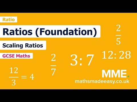 Ratio and Proportion - Ratios Foundation Video 2