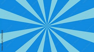Cartoon and comic background blue animation loop.