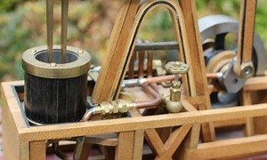 Wood & Metal Beam Engine - glue-it.com