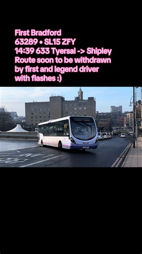 633 #bus #bradford #firstbus