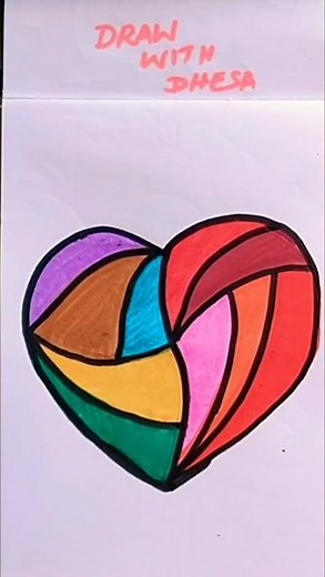 ❤️ 💙 💜 💖 Coloring #shorts #art #youtube #artist #relaxing