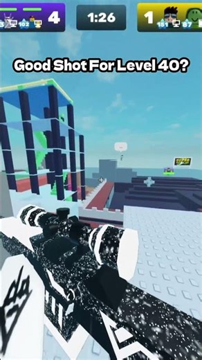 Nice Shot For A Level 40?! #roblox #rivals #robloxrivals