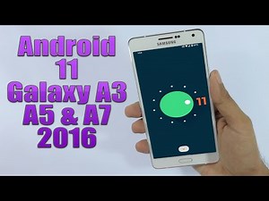 Install Android 11 on Galaxy A3, A5 & A7 2016 (LineageOS 18.1) - How to Guide!