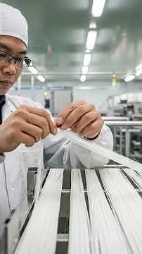 How strongest fibers are made #howitsmade #insidefactory #factoryprocess #fibers #shorts