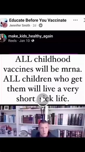 Listen!! Please, PLEASE LISTEN. This is about money and it's about DEPOPULATION. In my humble opinion, every vaccine-making Pharmaceutical company has BLOOD ON THEIR HANDS! These are crimes against HUMANITY!! Please don't get these new vaccines! They will change your body and your health FOREVER!
