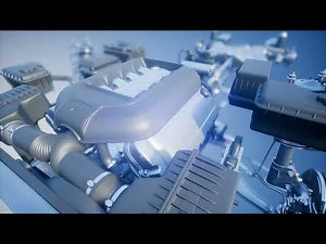 Car Engine Animation Video Background