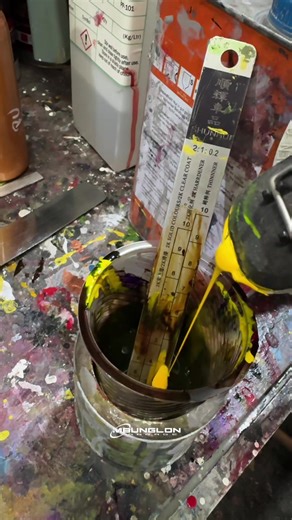 Mixing candy gold #mbunglongarage2026 #mixingcolors #mixingpaint #paintcolors #bodyrepair